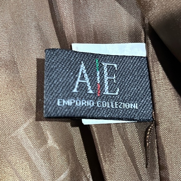 Emporio Collezioni Italian Brown Suede Jacket - Picture 9 of 9